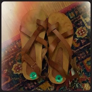 Brown sandals